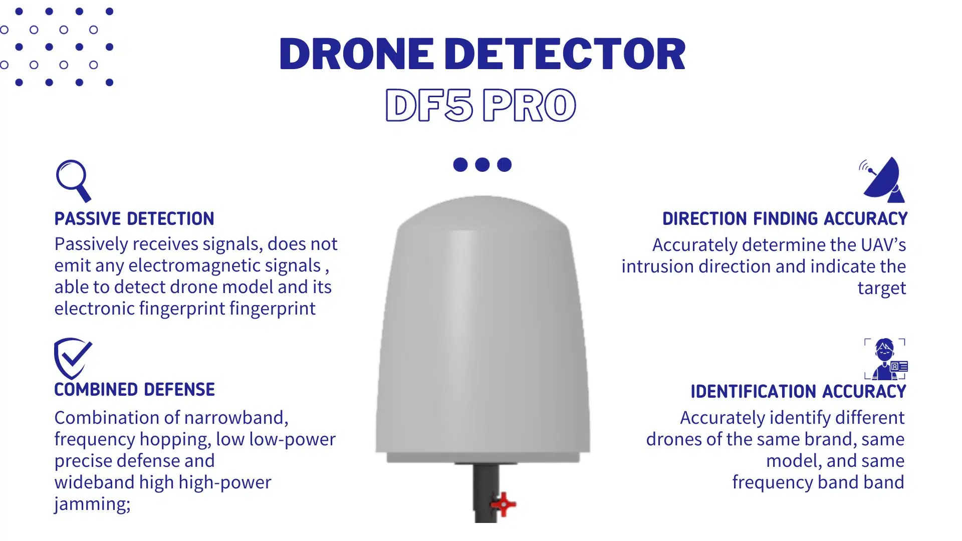 anti drone system, anti-drone, counter drone, drone detector