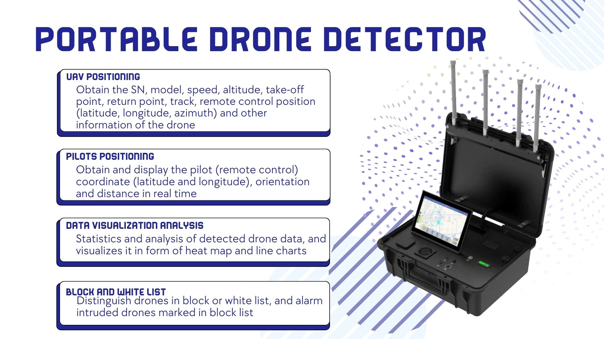 anti drone, anti-drone, counter drone, anti drone system, drone detector