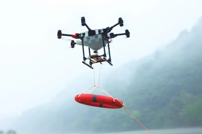 drone emergency rescue, drone, flood relief, emergency response
