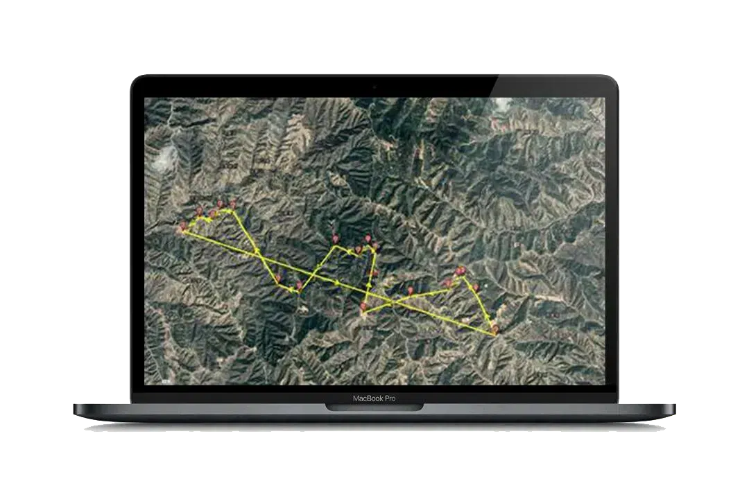 oil & gas pipeline satellite map